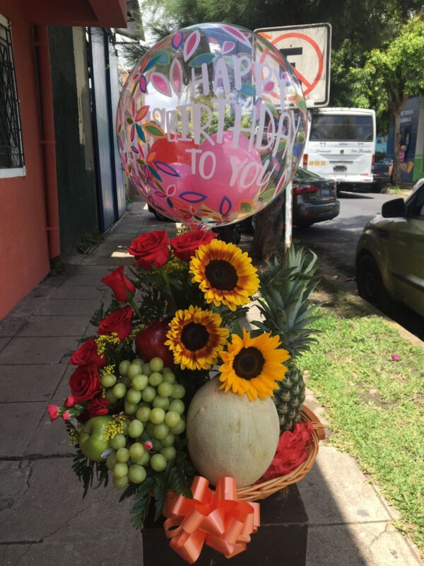 Flores y frutas